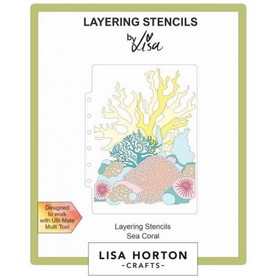 Lisa Horton Crafts Layering Stencils - Sea Coral